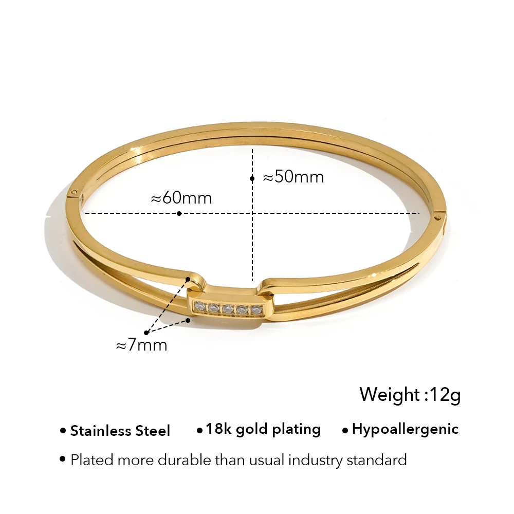 Irregular Zircon Bracelet - Image 14