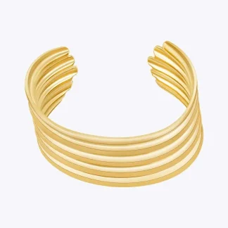 Curved Coil Bangle