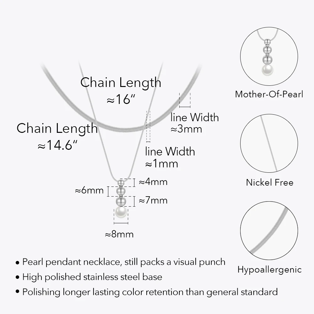 Snake Pearl Necklace - Image 6