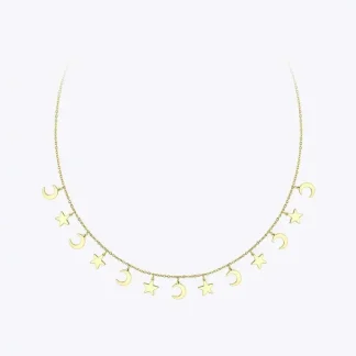 Star Moon Necklace