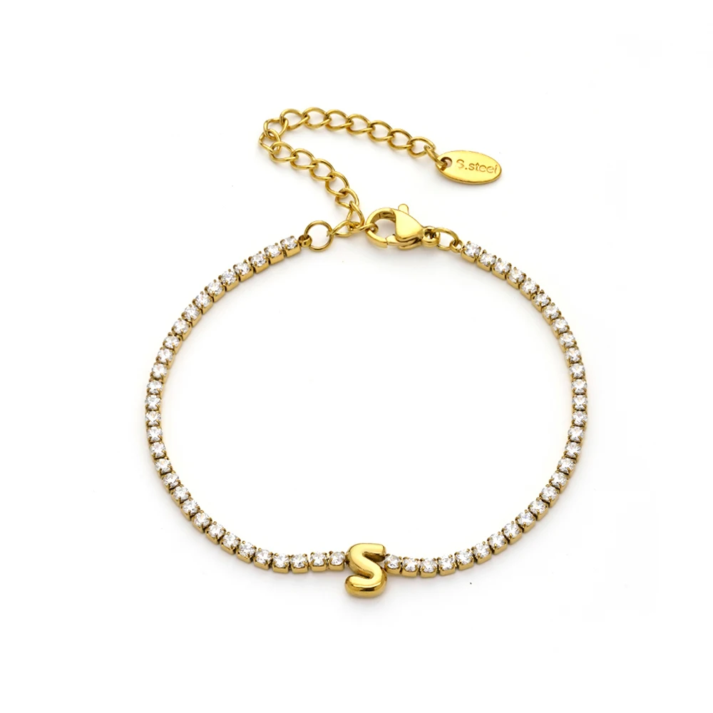 Letter Zircon Bracelet - Image 18
