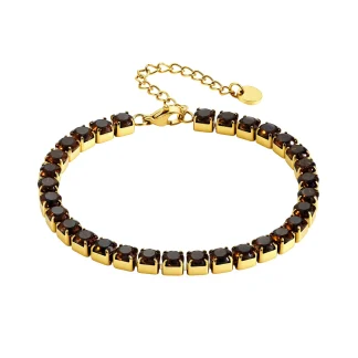 Brown Zircon Bracelet