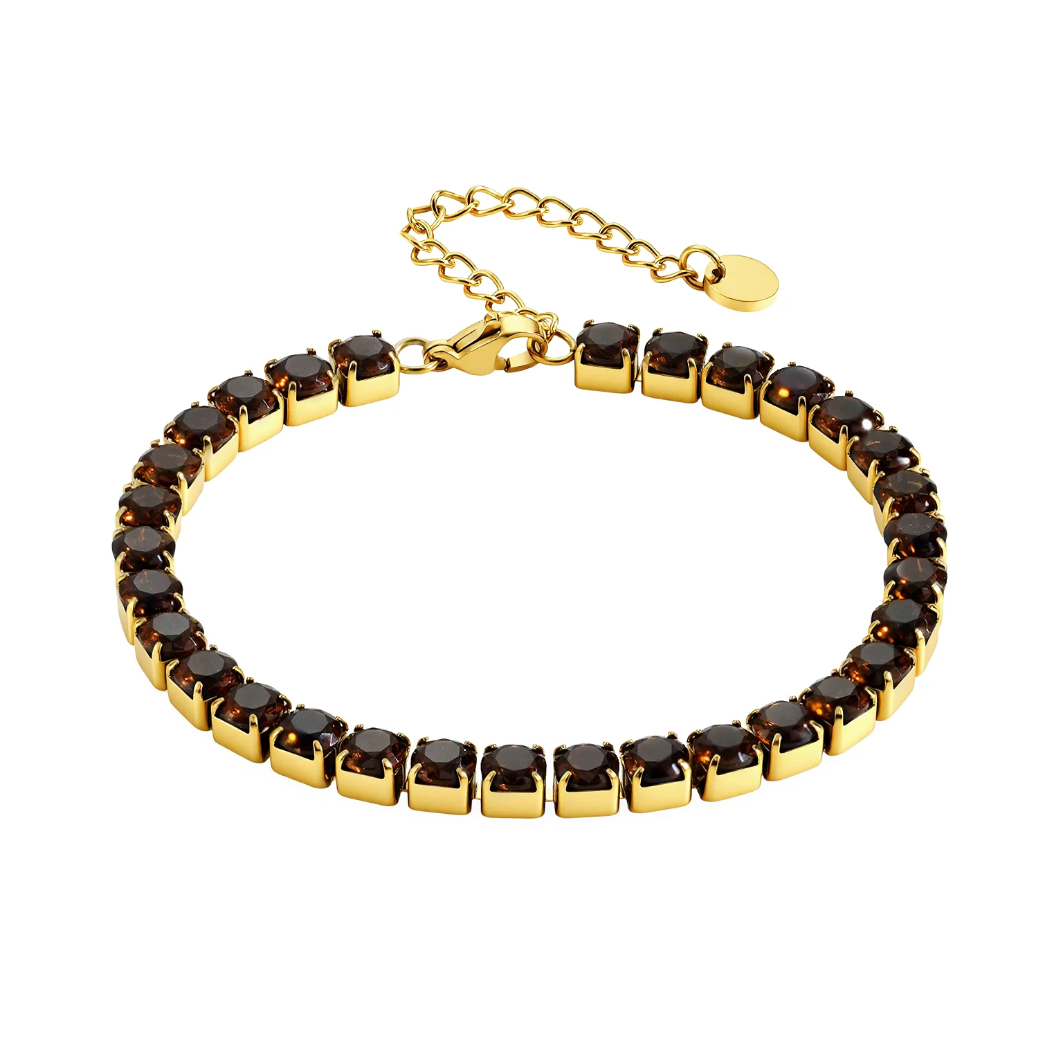 Brown Zircon Bracelet