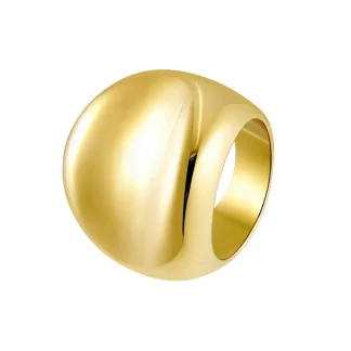Glossy Concave Ring