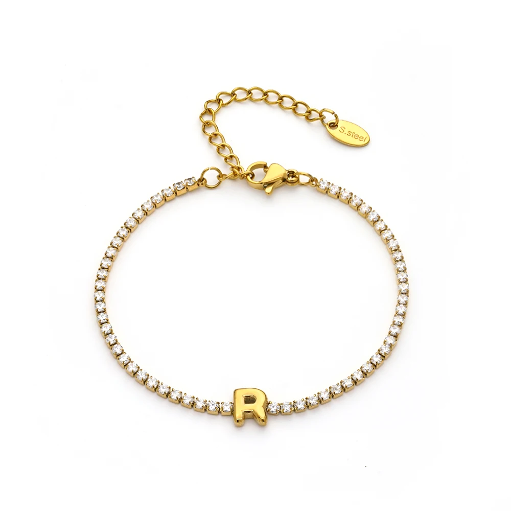 Letter Zircon Bracelet - Image 19