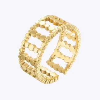 Solid Round Dot Ring