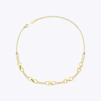 Lock Crystal Necklace