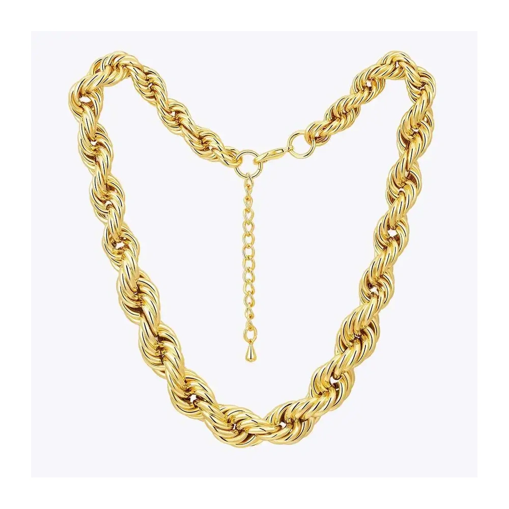 Irregular Hollow Thick Twist Necklace