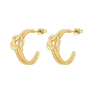 C Shape Thorns Stud Earrings