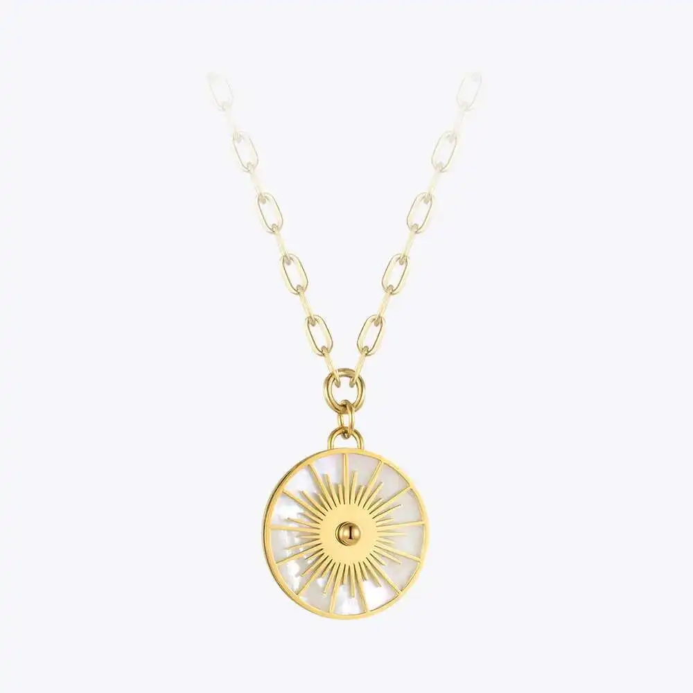 Sun Flower Shell Necklace