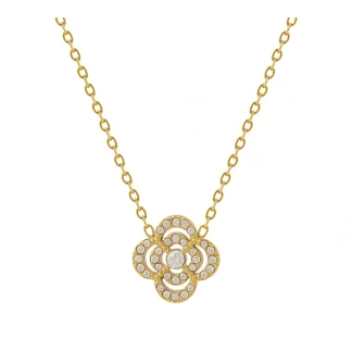 Flower Zircon Necklace