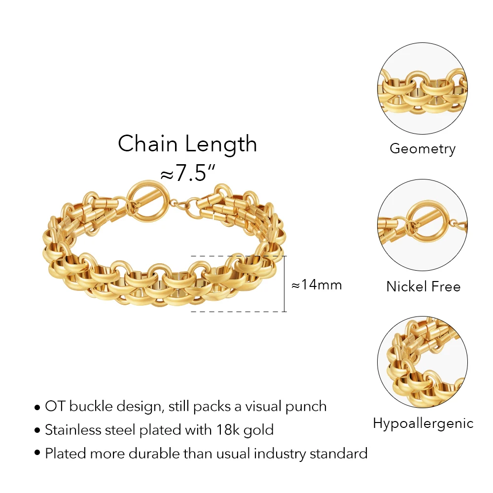 Oval OT Buckle Bracelet - Image 8