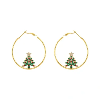 Christmas Tree Stud Earrings