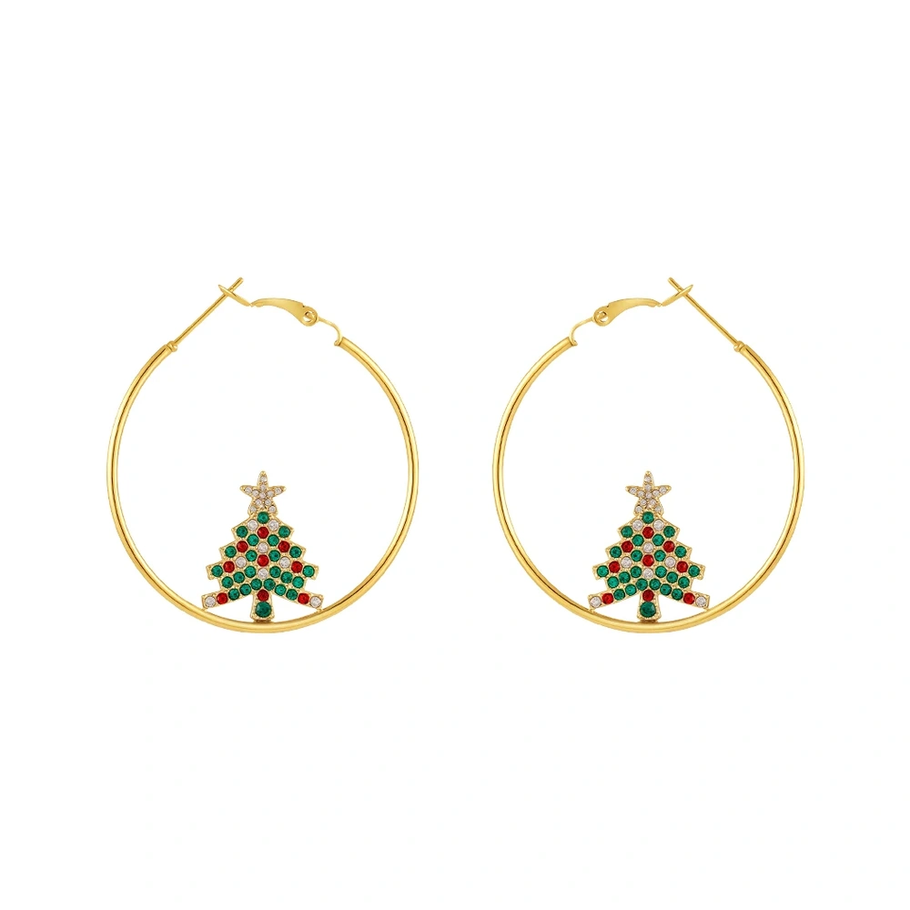 Christmas Tree Stud Earrings