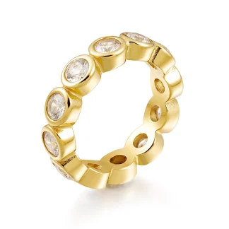 Heart Zircon Ring