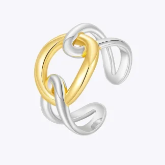 Two Tone Open Ring