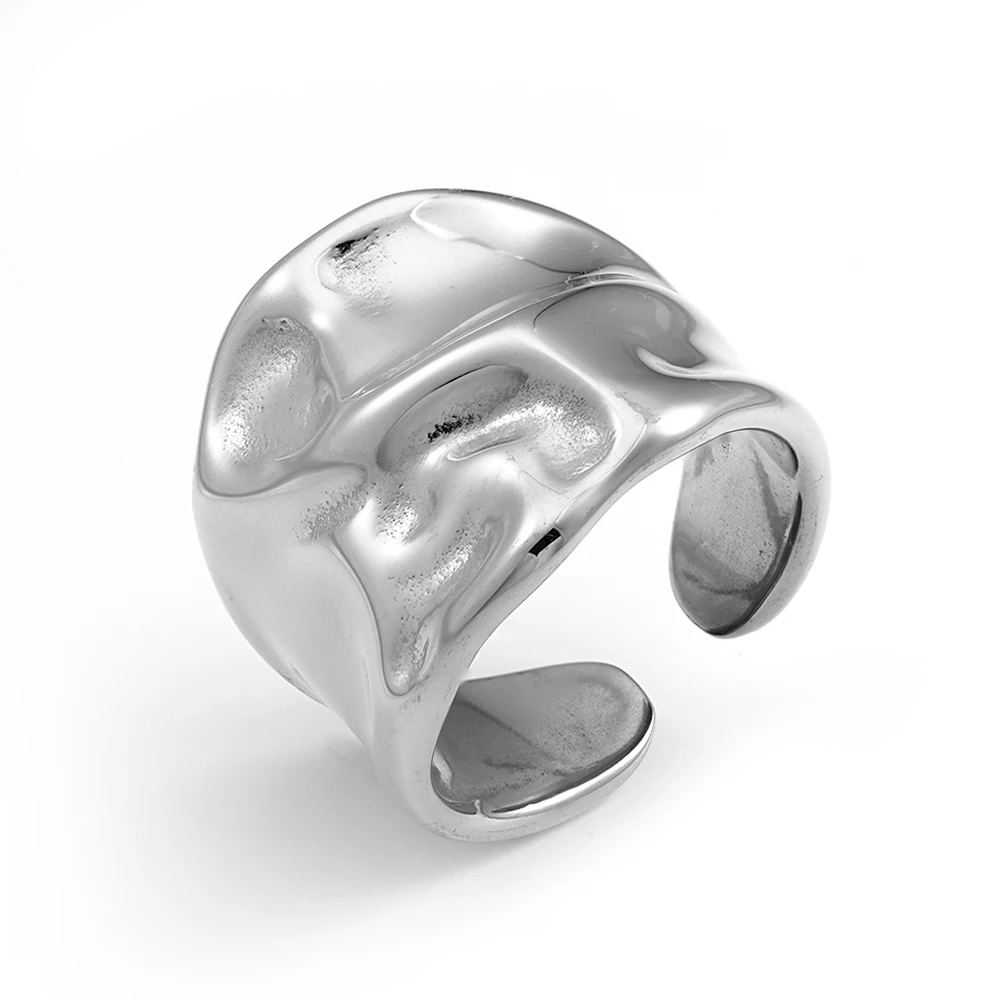 Geometry Wide Fold Design Ring - Image 7
