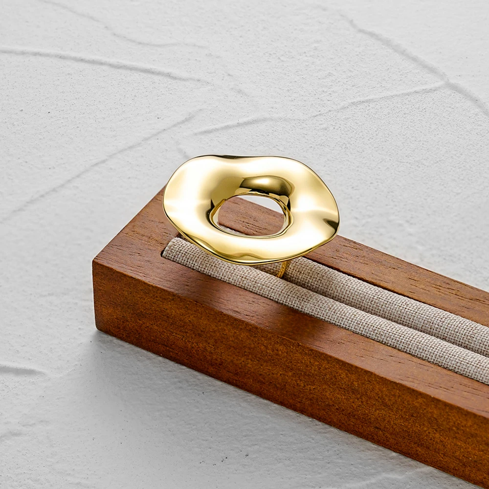 Geometry Irregular Hollow Ring - Image 2