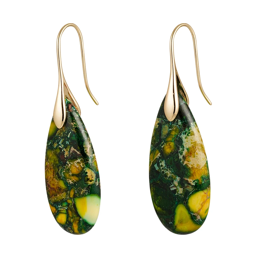 Resin Emperor Stone Stud Earrings - Image 7