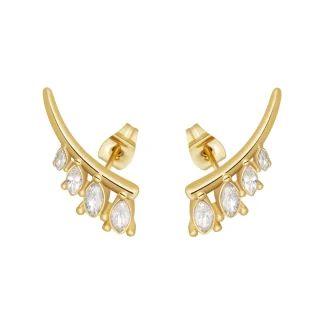 Cute Rain Drop Stud Earrings