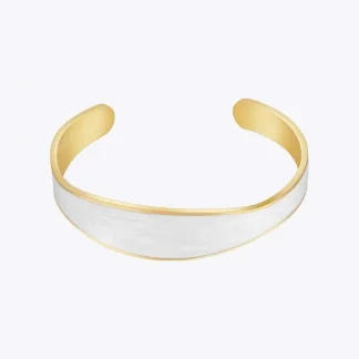 Drip Oil Open Luminous Bangle