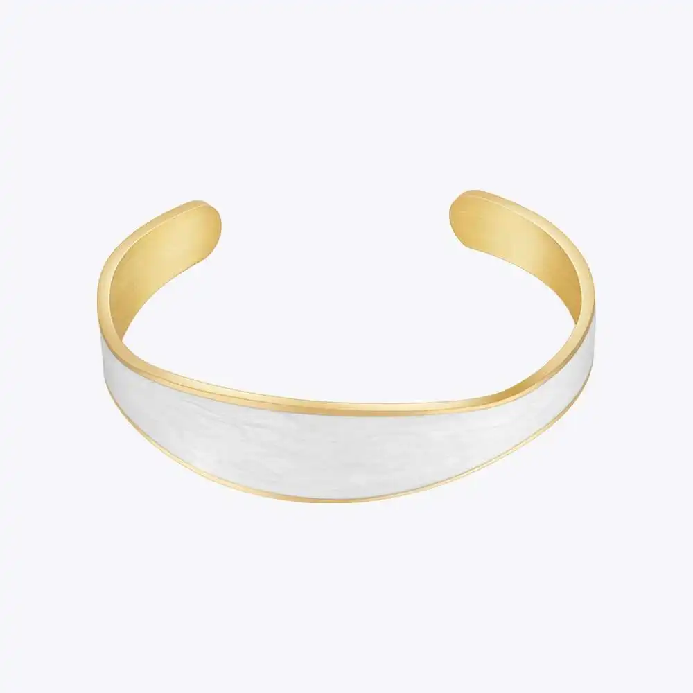 Drip Oil Open Luminous Bangle