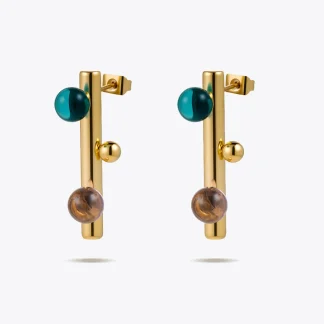 Colorful Resin Stud Earrings