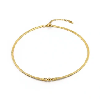 Snake Zircon Necklace