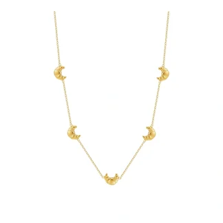 Croissant Chain Necklace
