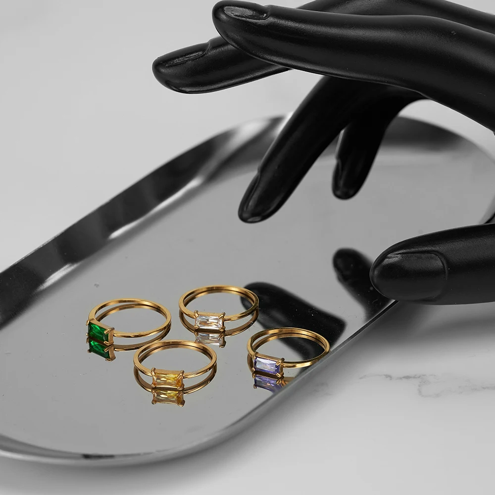 Multicolor Zircon Ring - Image 2