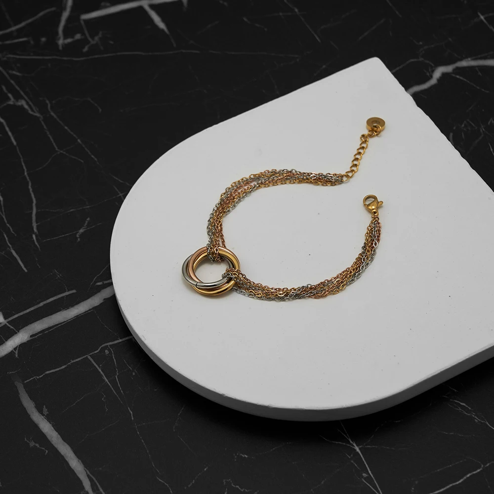 Multicolor Chain Bracelet - Image 4