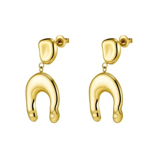 Delicate U Shape Stud Earrings