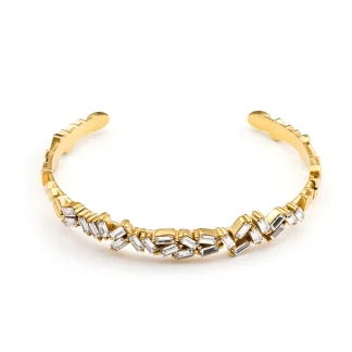 Zircon Cuff Bracelet