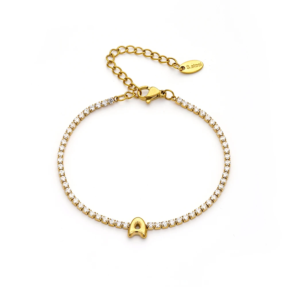 Letter Zircon Bracelet - Image 24