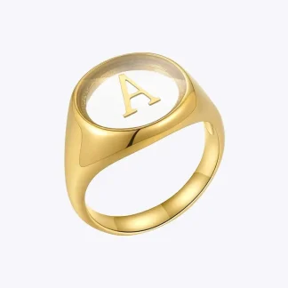 Acrylic Letters Ring