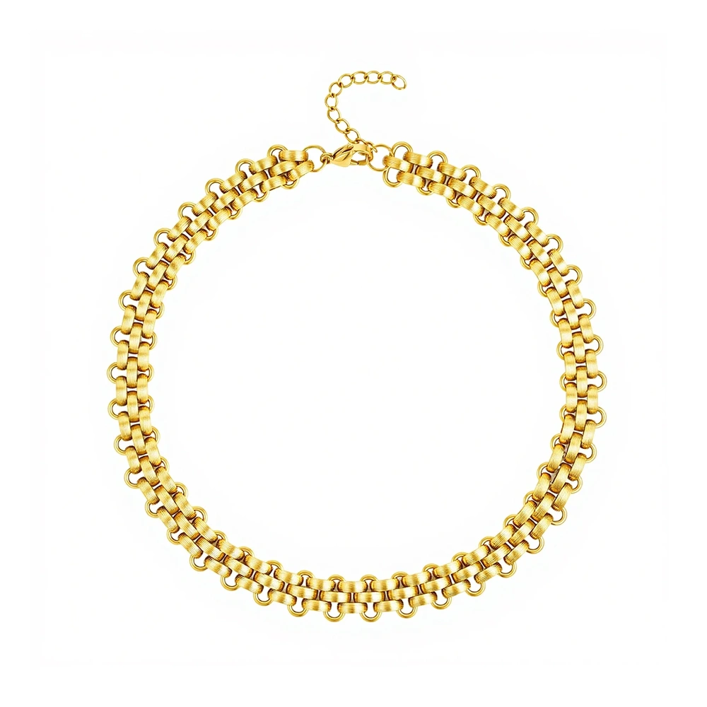 Punk Thick Three Layers Necklace
