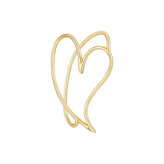 Cutout Heart Ear Cuff