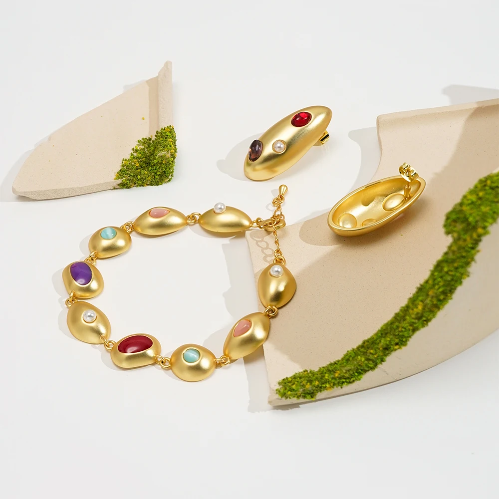 Colorful Stone Bracelet - Image 2