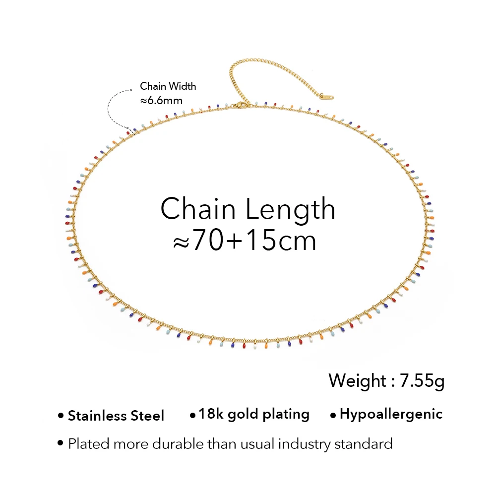 Colorful Drip Belly Chain - Image 8