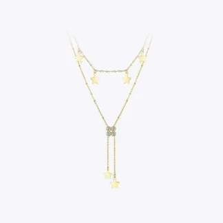 Zircon Stars Necklace