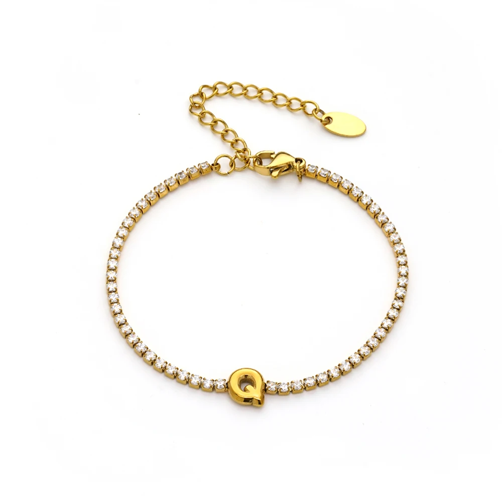 Letter Zircon Bracelet - Image 20