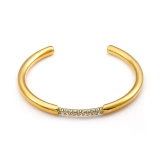 Cylinder Zircon Bracelet
