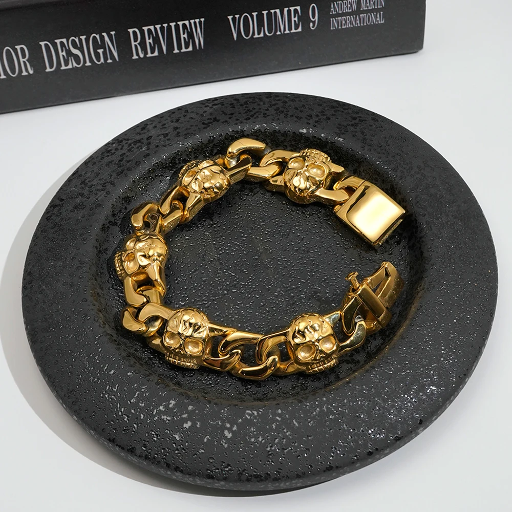 Skull Chain Bracelet - Image 5