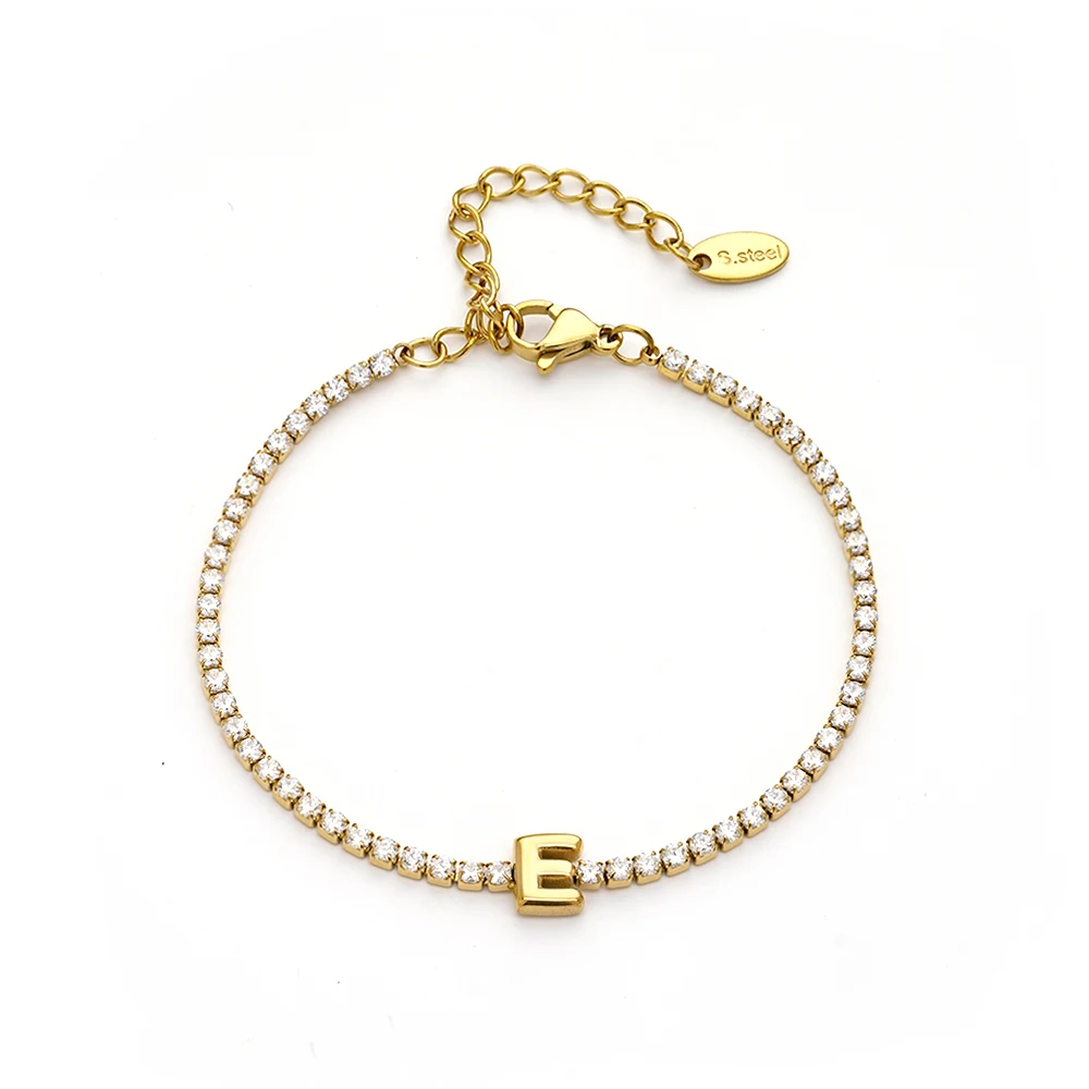 Letter Zircon Bracelet - Image 8