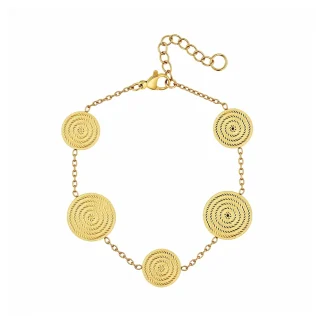 Patterned Circle Bracelet