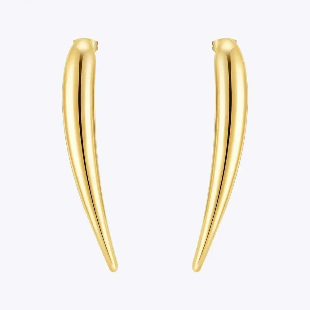 Glossy Rain Drop Earrings - Image 2