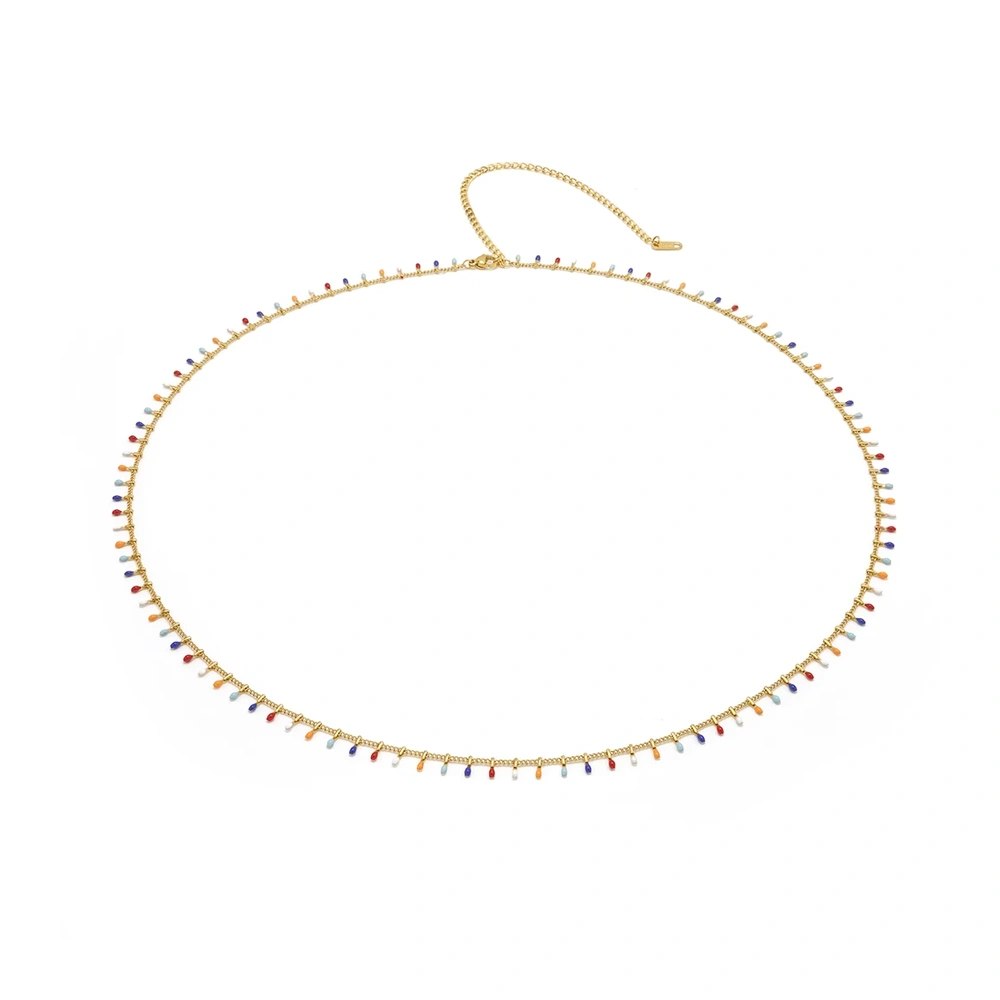 Colorful Drip Belly Chain