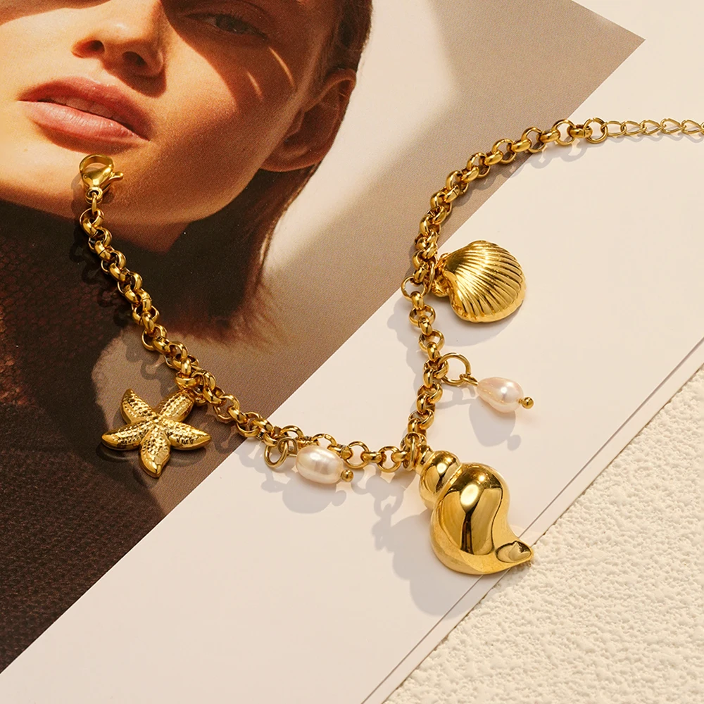 Conch Shell Bracelet - Image 2
