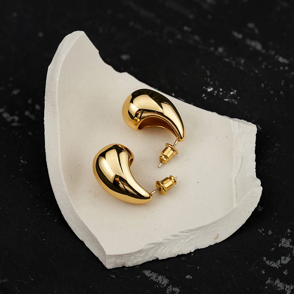 Mini Glossy Stud Earrings - Image 4