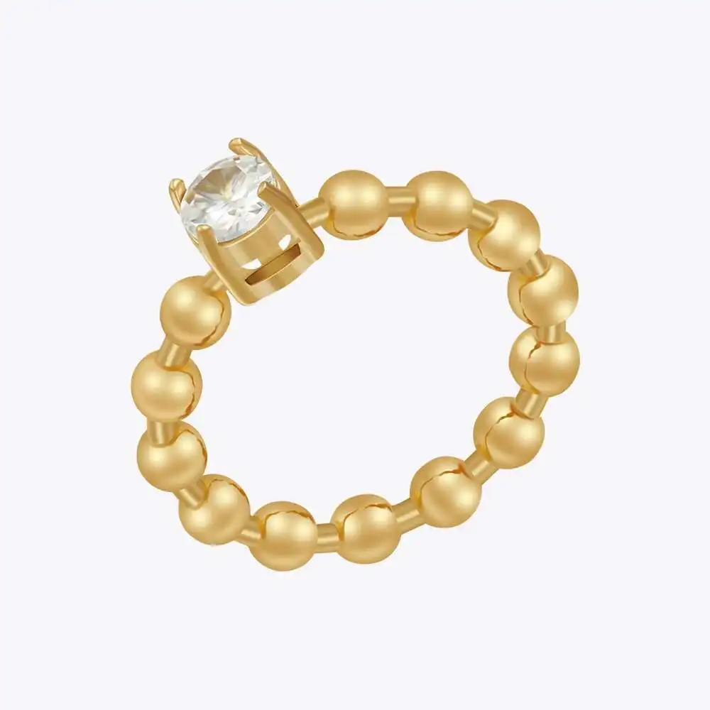 Zircon Beads Ring